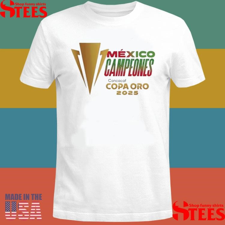 2025 Concacaf Mexico Gold Cup Champions T-shirt
