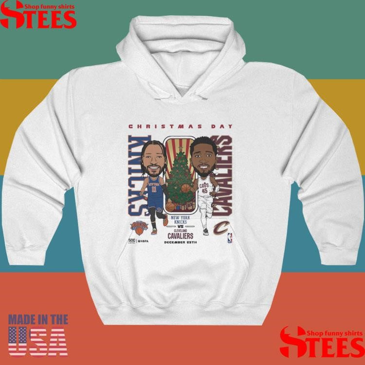 2025 Nba Christmas Day Match Up Knicks Vs Cavaliers T-shirt