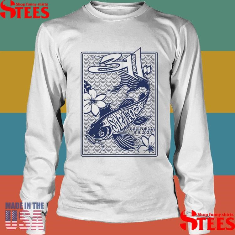 311 The Mountain Winery Saratoga California 8 9 2025 T-shirts