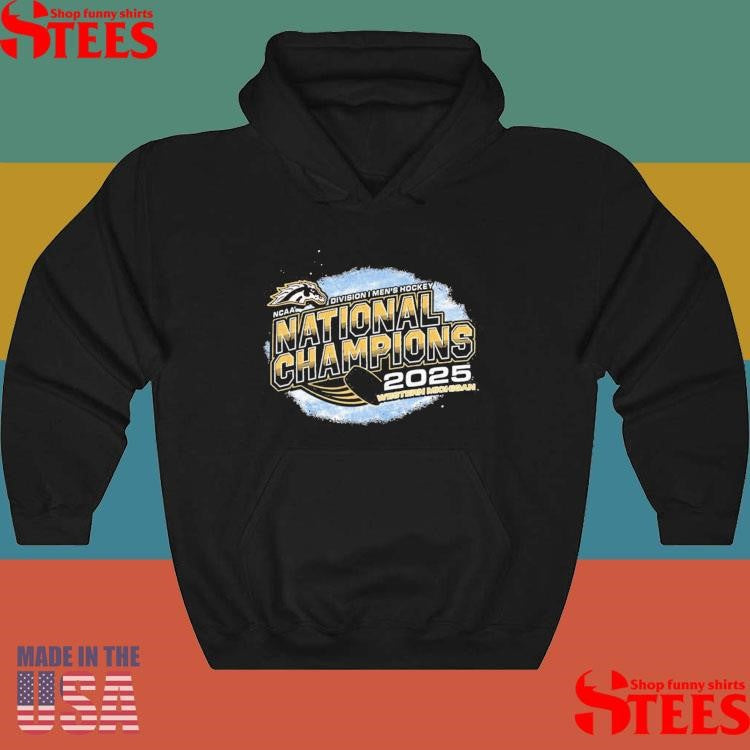 47 Western Michigan Broncos Brown 2025 National Mens Hockey Champions Shirts