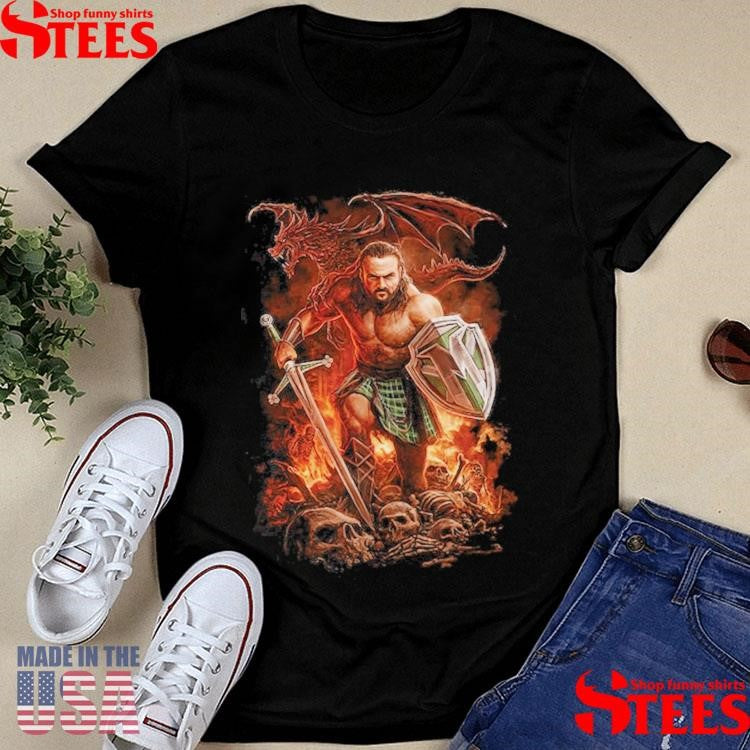 500 Level Black Drew McIntyre Superstar Shirts