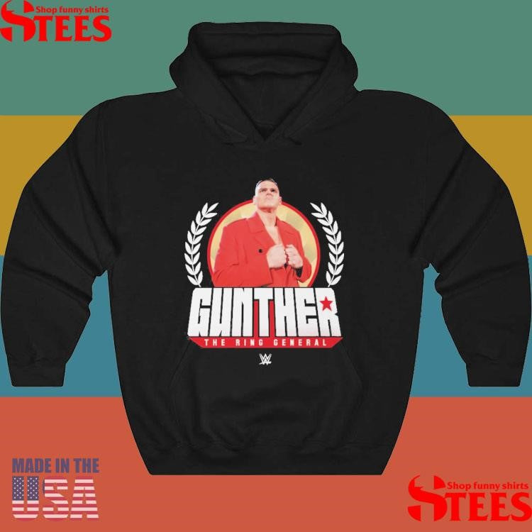 500 Level Red Gunther The Ring General Pose Shirts