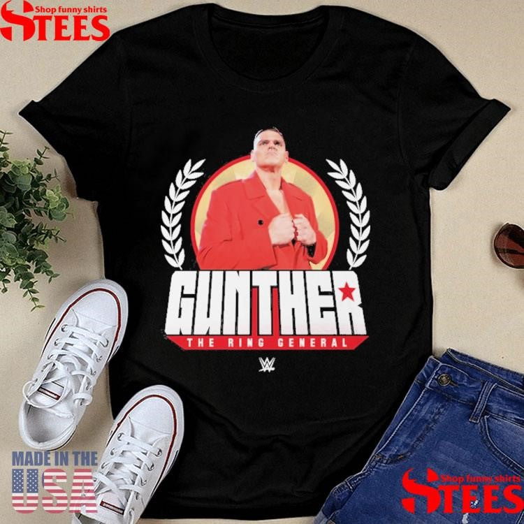 500 Level Red Gunther The Ring General Pose Shirts