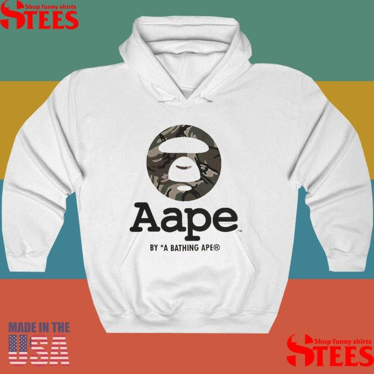 Aaptem1640xao Camo Moonface Logo Shirts