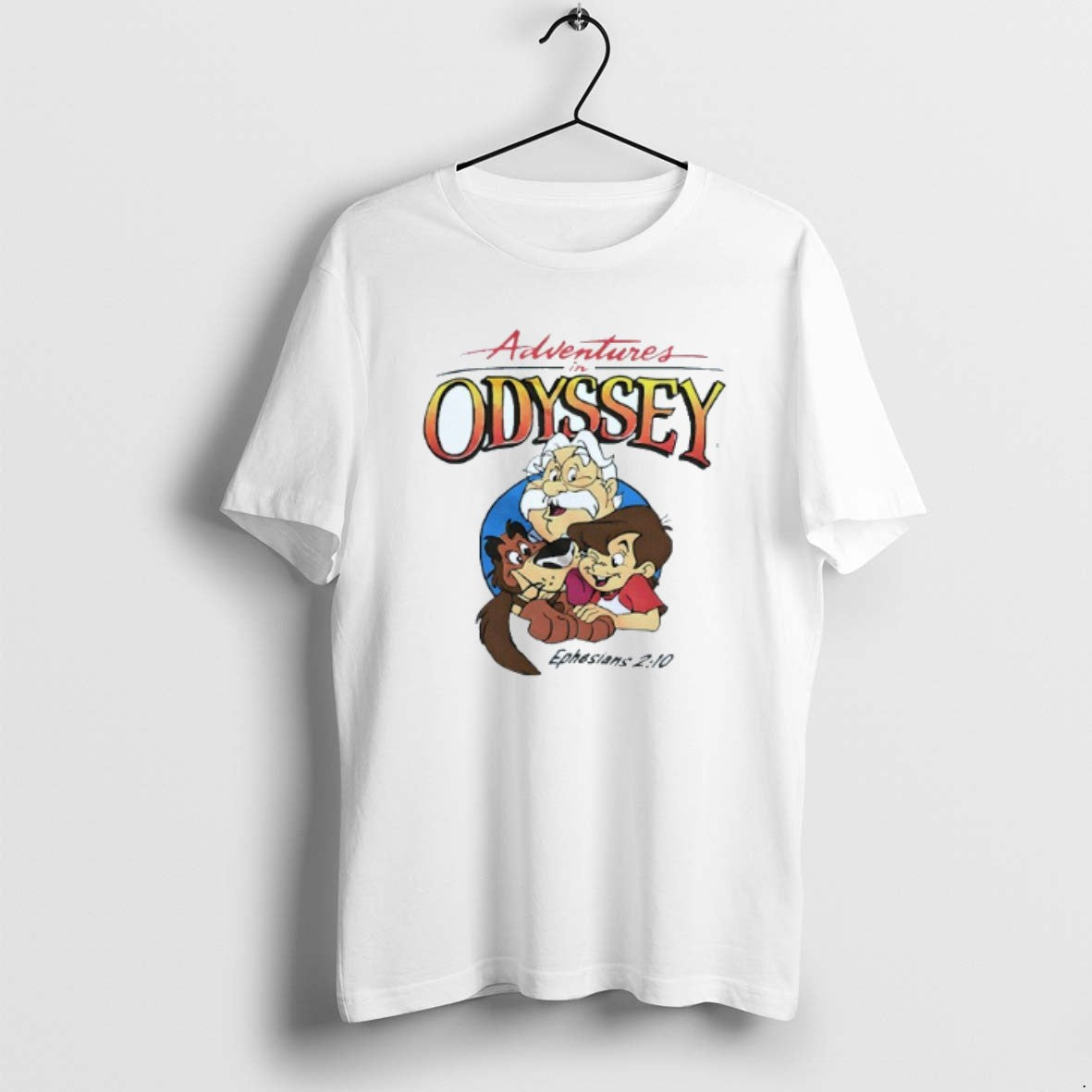 Official Adventures In Odyssey Ephesians 2 10 Cartoon Mens White
