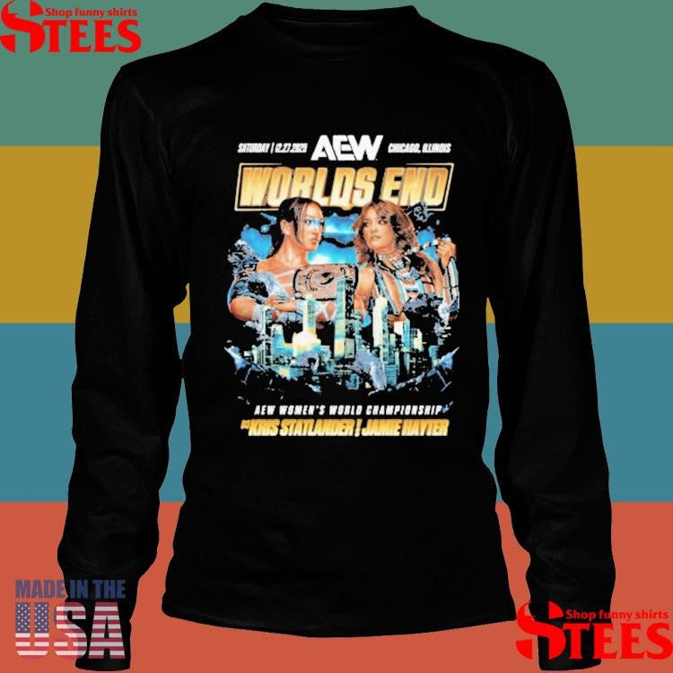 Aew Worlds End 2025 Matchup Kris Statlander Vs Jamie Hayter T-shirt