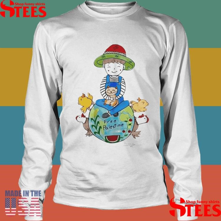 Ahmed A Art Free Palestine T-shirt