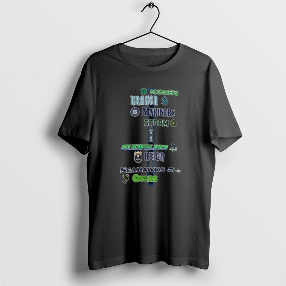 Official All Seattle Sports Team Sounders Kraken Mariners Storm Seawolves Reign Seahawks Orcas