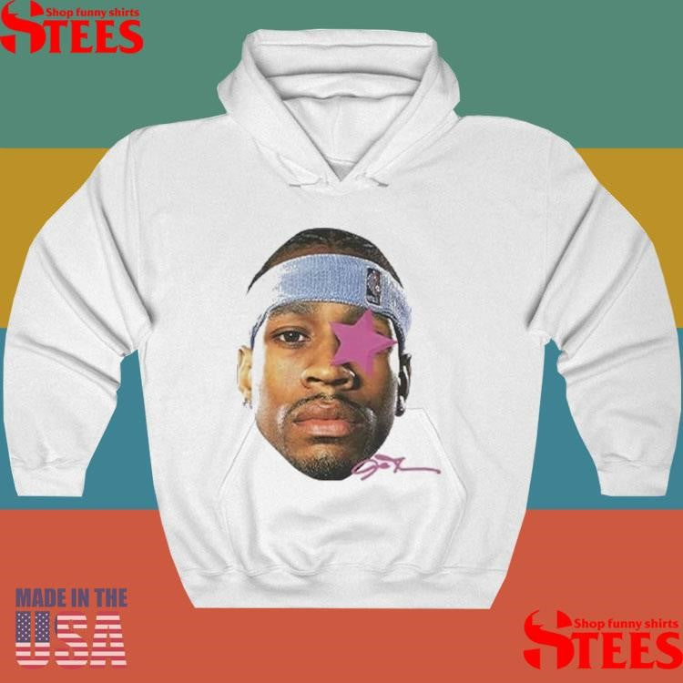 Allen Iverson Big Head Star Signature T-shirts