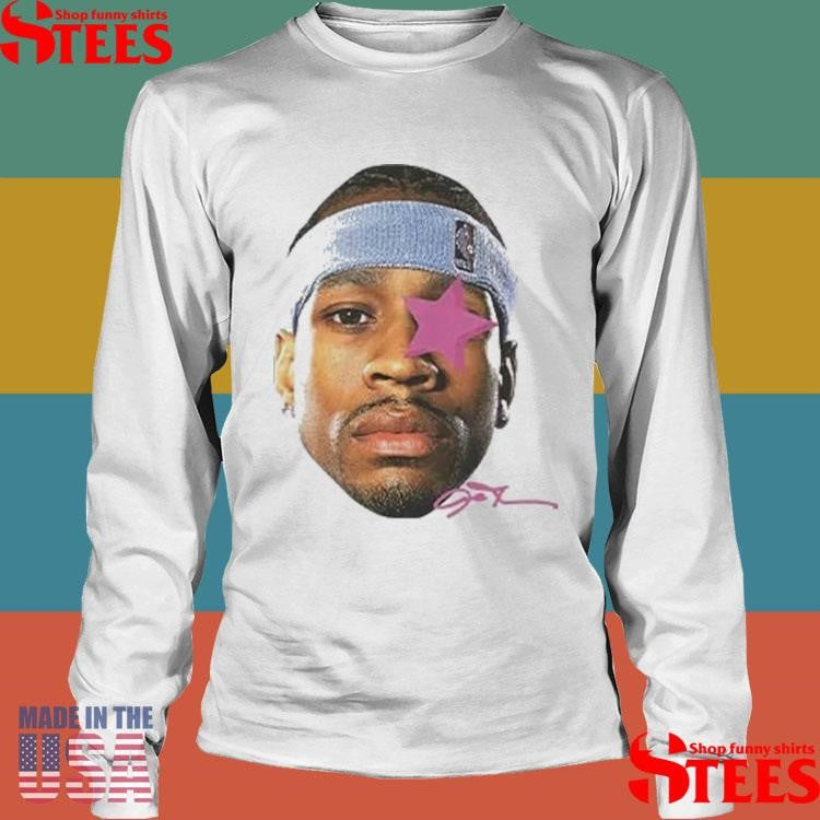 Allen Iverson Big Head Star Signature T-shirts