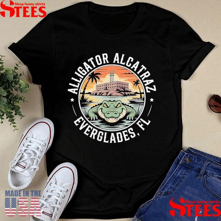 Alligator Alcatraz Florida Everglades Fl T-shirt