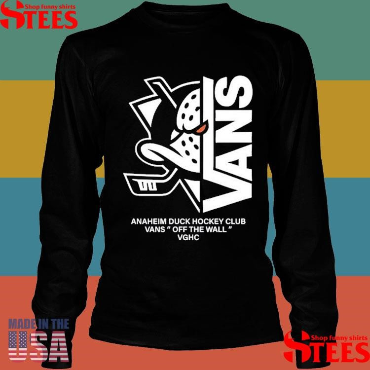 Anaheim Duck Hockey Club Vans Off The Wall Vghc Ducks X Vans Vert Blend Shirts