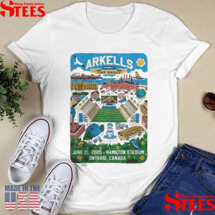 Arkells Hamilton Stadium In Hamilton On June 21 2025 T-shirt