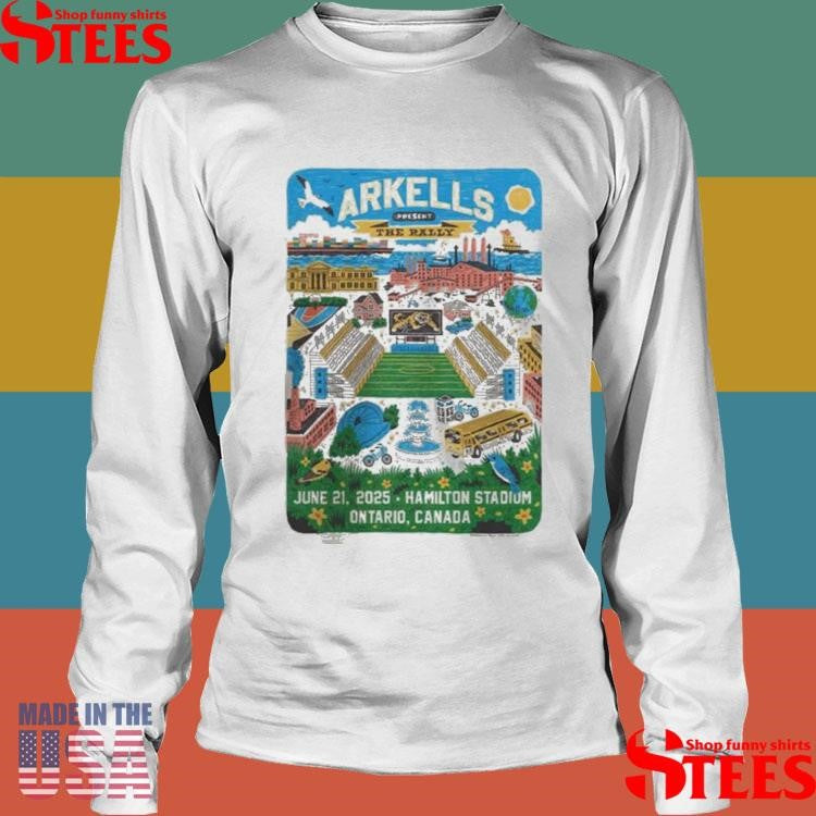 Arkells Hamilton Stadium In Hamilton On June 21 2025 T-shirt