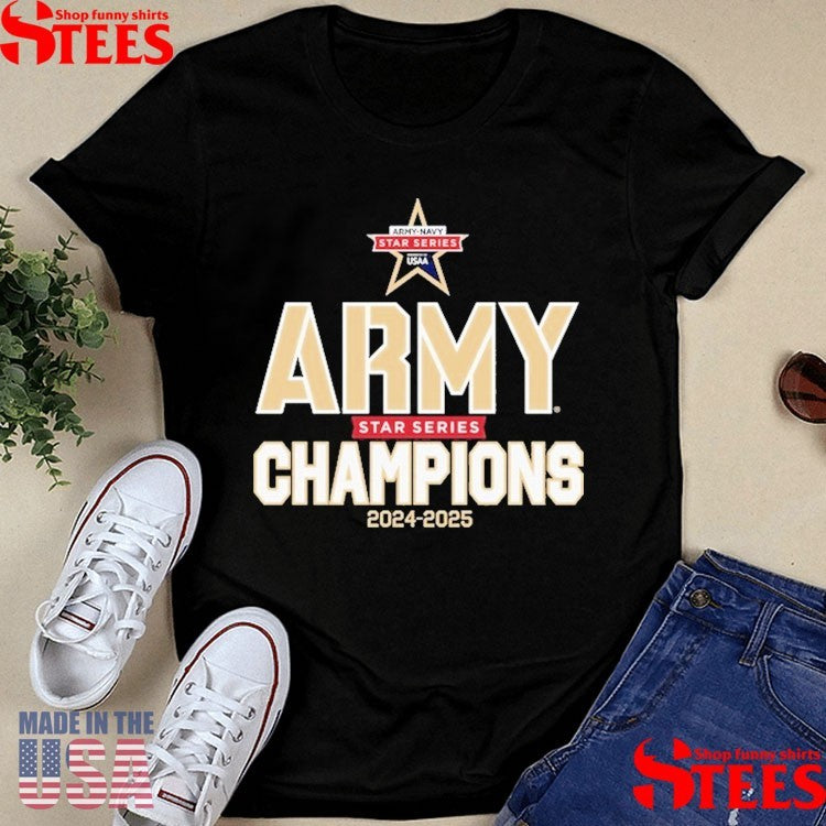 Army Black Knights 2025 Star Series Champions Shirts