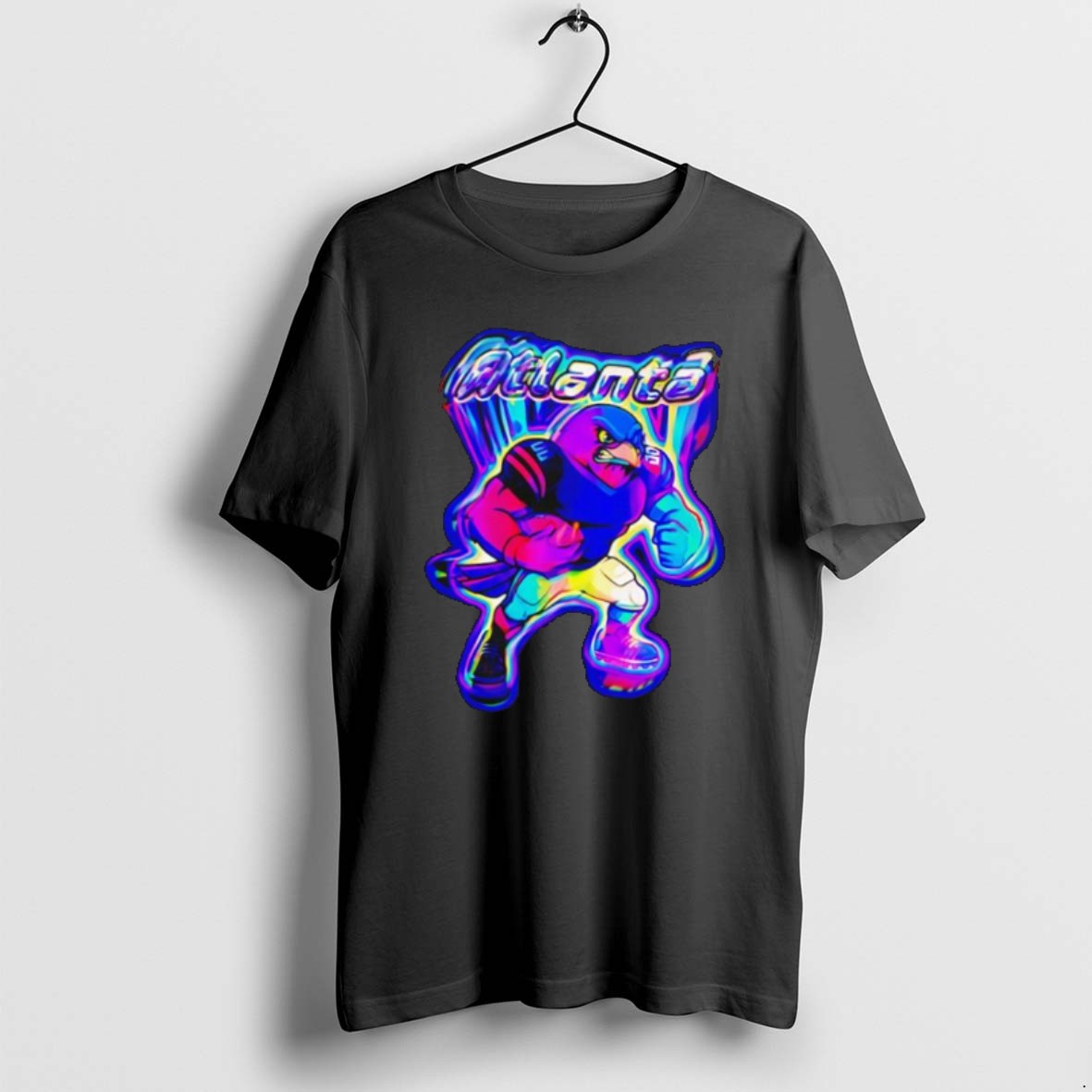 Official Atlanta Football Retro Neon Vintage Mascot