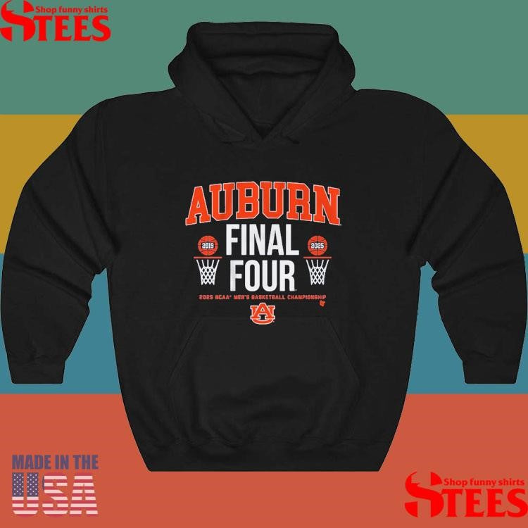 Auburn Basketball All-time Final Fours 2025 Ncaa Men’s Basketball Championship Shirts