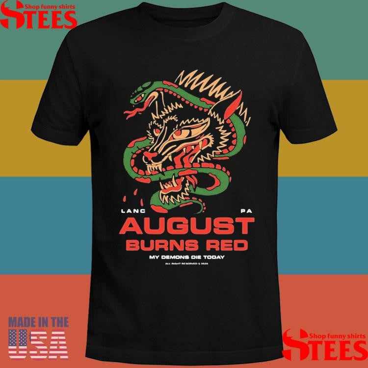 August Burns Red Lancaster, Pa Snake Dragon Shirts