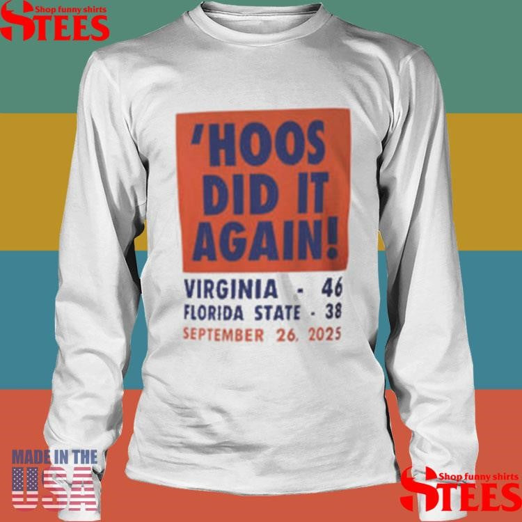 Back Hoos Did It Again September 26 2025 T-shirt