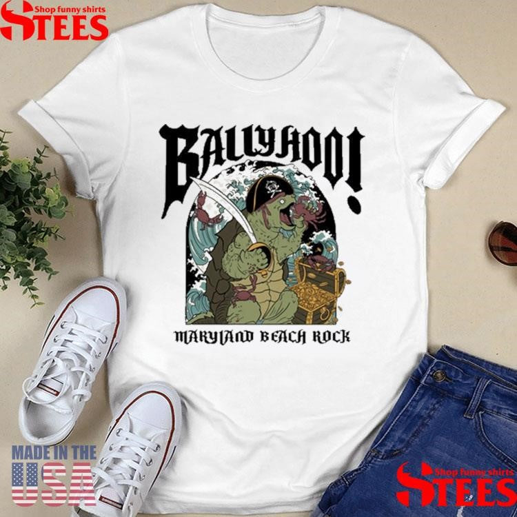 Ballyhoo! Maryland Beach Rock Terp T-shirt
