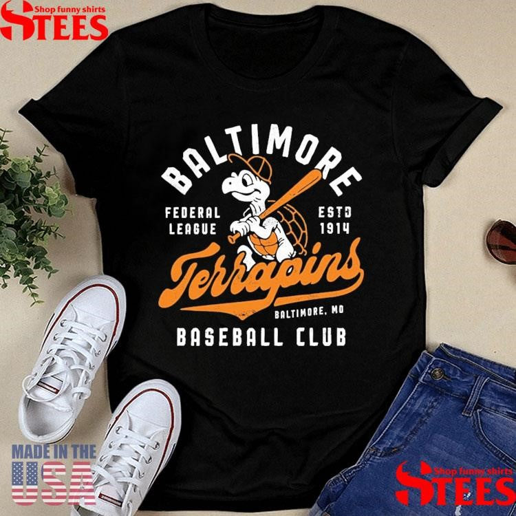 Baltimore Terrapins Maryland Baseball Club Vintage Shirts