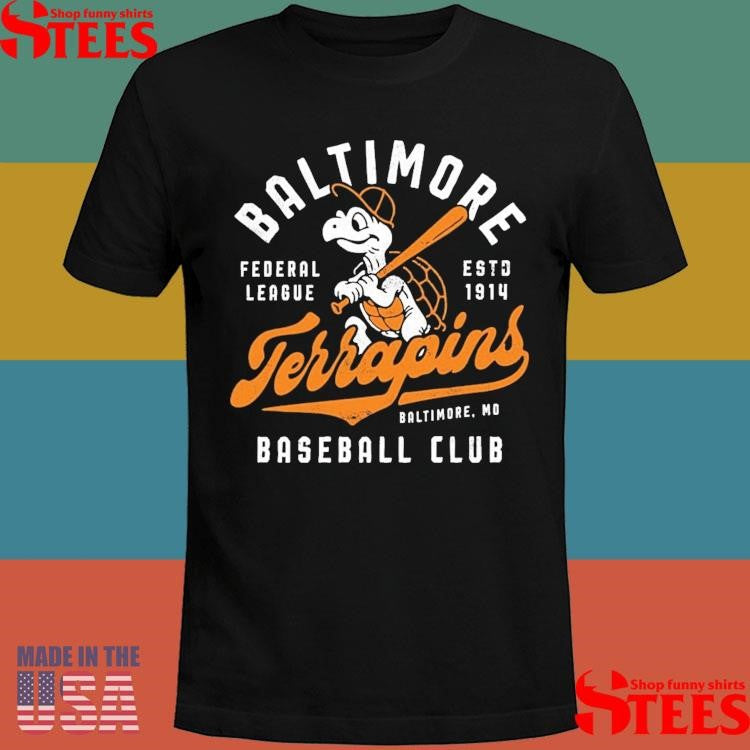 Baltimore Terrapins Maryland Baseball Club Vintage Shirts