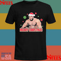 Barry Wood Meme Well Endowed Man Santa Hat T-shirt