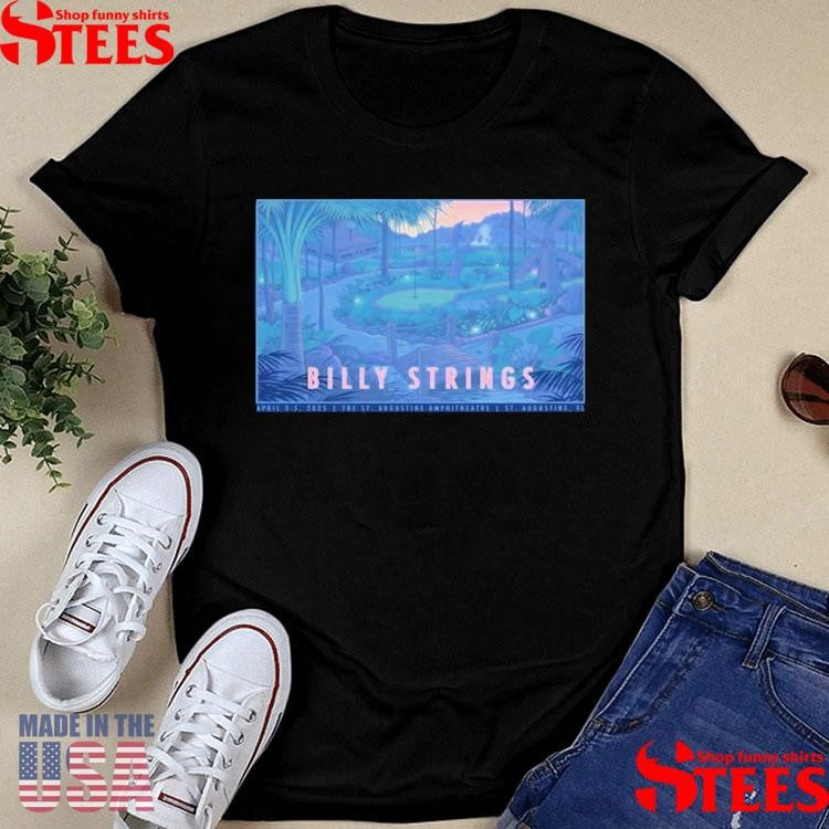 Billy Strings Apr 3-5 2025 The St. Augustine Amphitheatre Fl Shirts