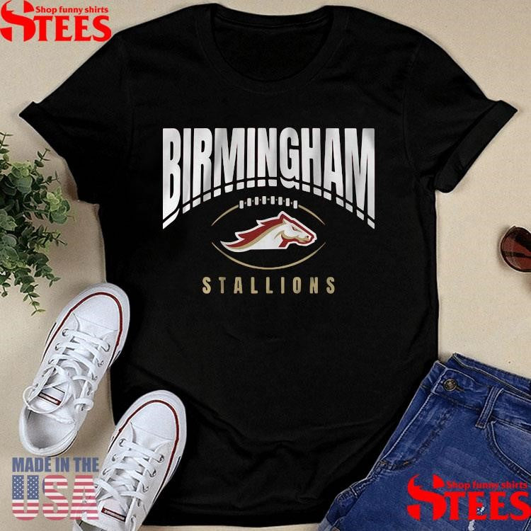 Birmingham Stallions Football Outline Shirts
