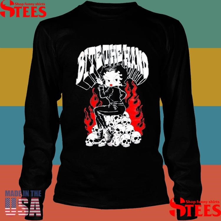 Bite The Hand Betty Boop Shirts