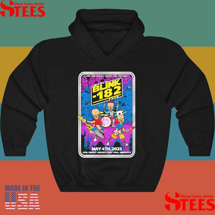 Blink-182 Saint Paul, Mn 2023 Tour Shirts
