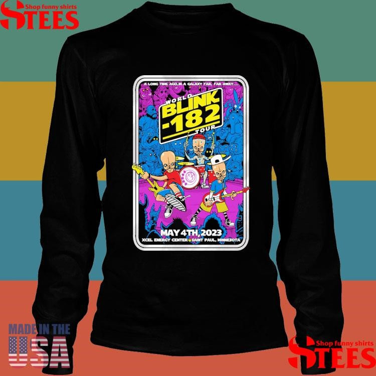 Blink-182 Saint Paul, Mn 2023 Tour Shirts