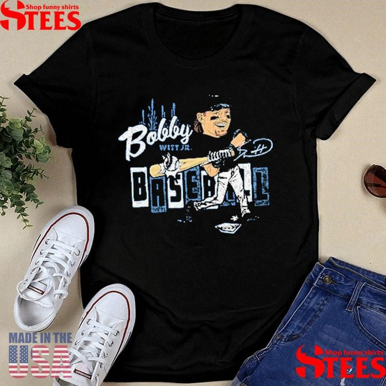 Bobby Witt Jr. Baseball Caricature Shirts