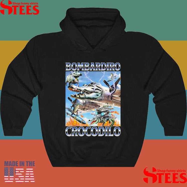 Bombardiro Crocodilo Italian Brainrot Meme Shirts