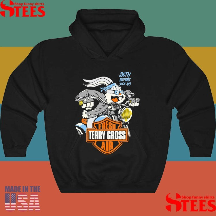 Bug Bunny Deth Before Sucks Ass Fresh Terry Gross Air Motor T-shirt