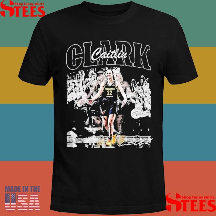 Caitlin Clark With Signature Indiana Basketball Shirts