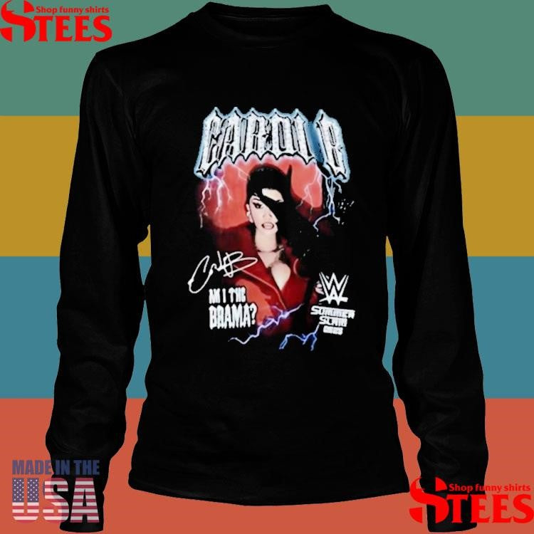 Cardi B Summerslam 2025 Chrome Lightning T-Shirts
