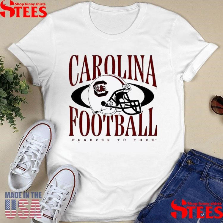 Carolina Gamecock Football Forever To Thee Helmet Logo T-shirts