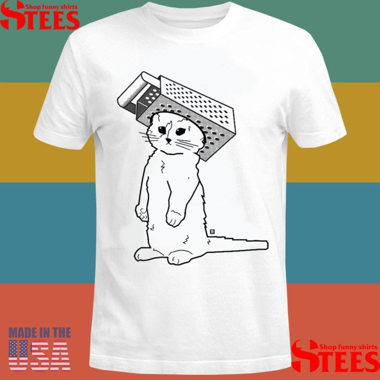 Cat Cheese Grater Gary T-shirt