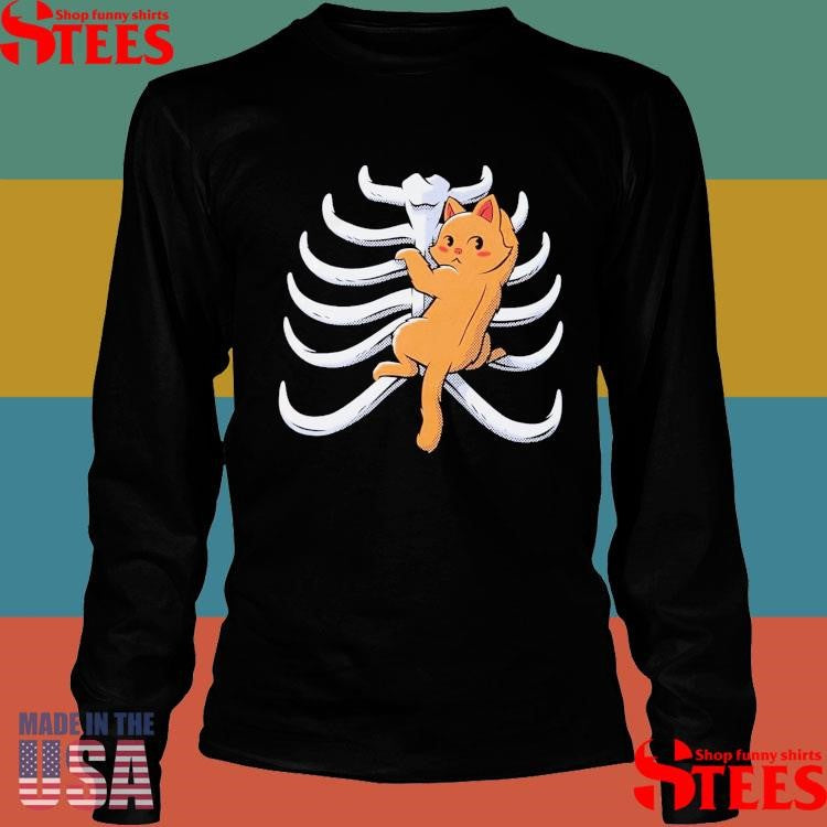 Cat Climbing Rib Cage T-shirt