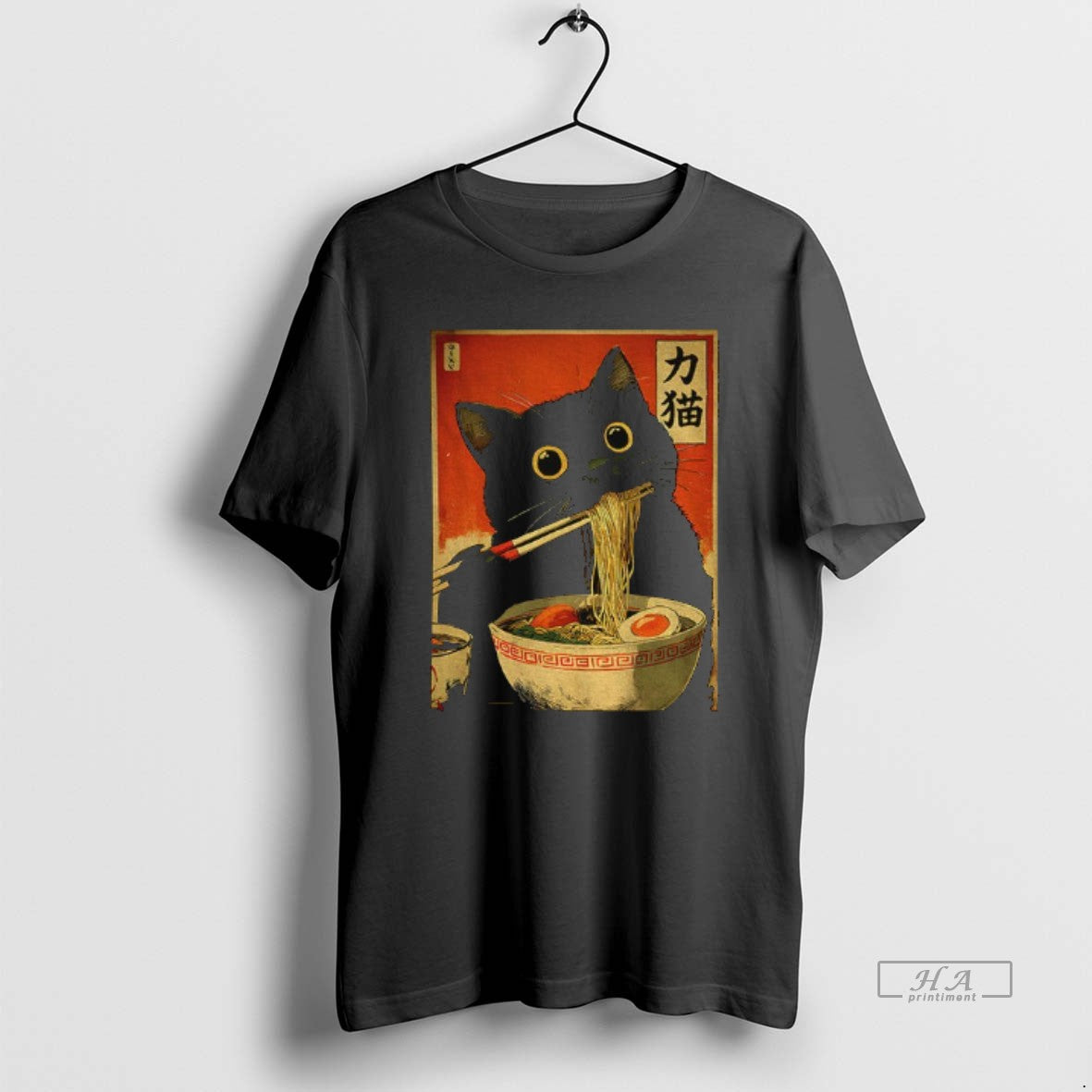 Official Cat Eating Ramen Japanese Style