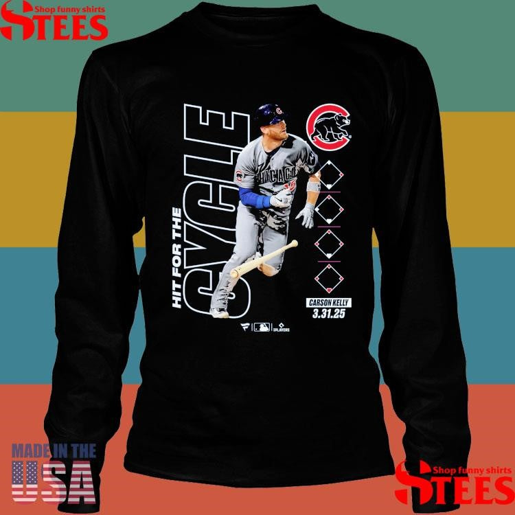 Chicago Cubs Carson Kelly Royal Hit For The Cycle Shirts