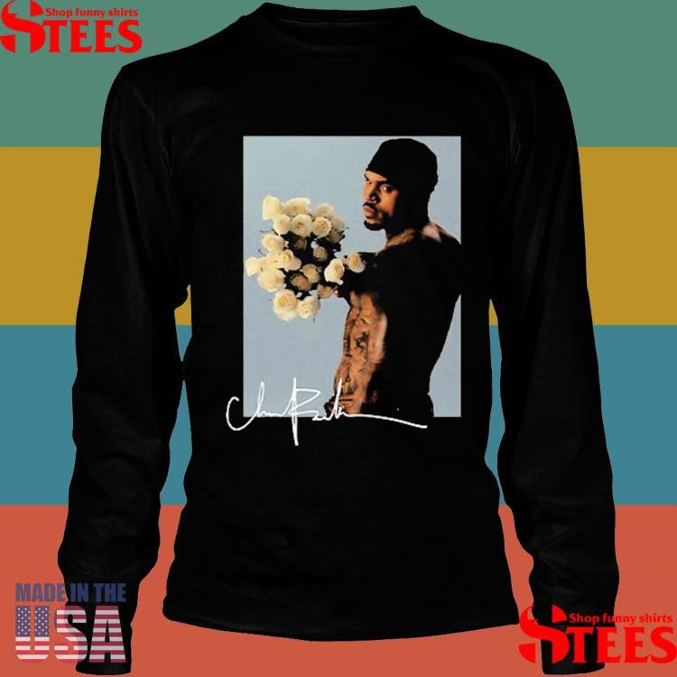 Chris Brown Flower T-shirts