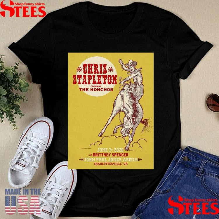 Chris Stapleton At John Paul Jones Arena In Charlottesville Va On June 7 2025 Shirts