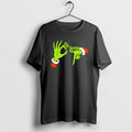Official Christmas 67 Grinch Hands Blackshirt