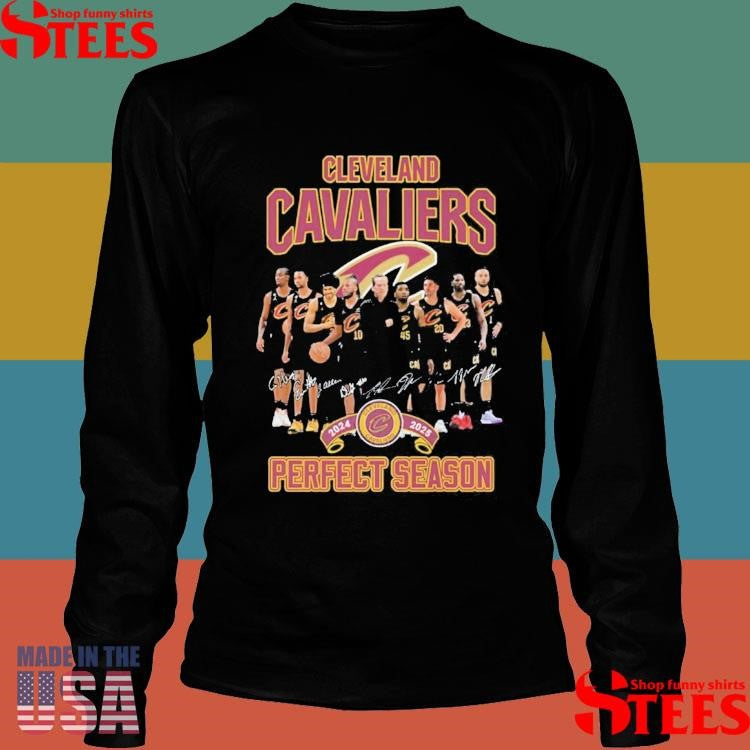 Cleveland Cavaliers Perfect Season 2024 2025 Signatures Shirts