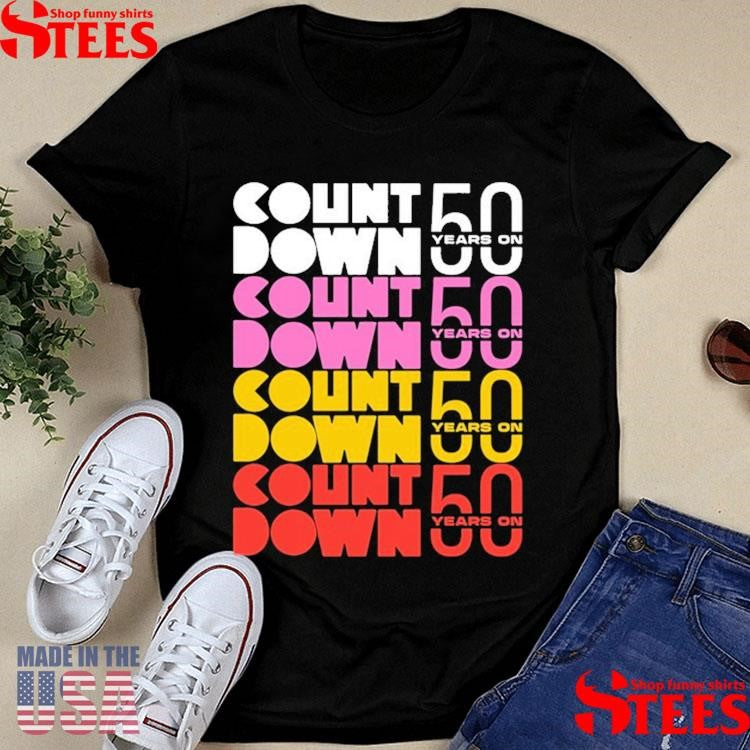 Countdown 50 Years On Shirts
