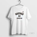 Official Cutter Gauthier Name And Number Anaheim Ducks