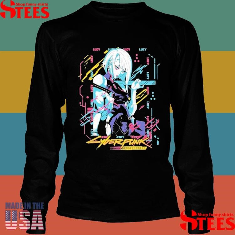 Cyberpunk Edgerunners Anime Lucy Rebecca David T-shirt