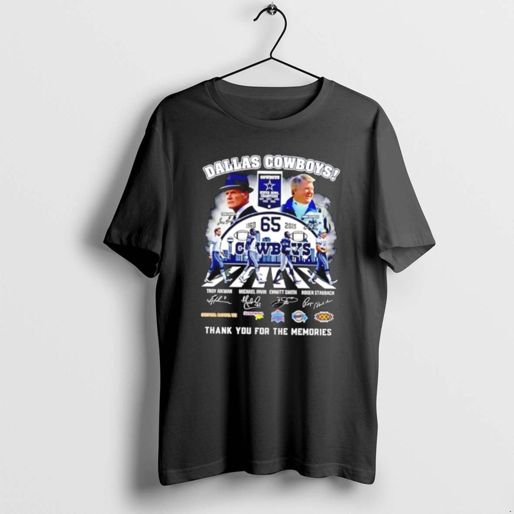 Official Dallas Cowboys 65th Anniversary Team Graphic Signature